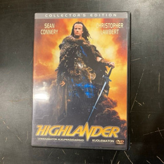 Highlander - kuolematon (collector's edition) DVD (VG+/VG+) -toiminta/fantasia-